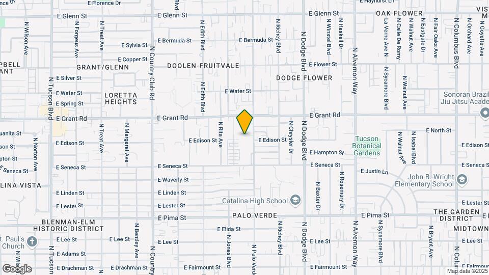 2315 N Palo Verde Map and Location Details
