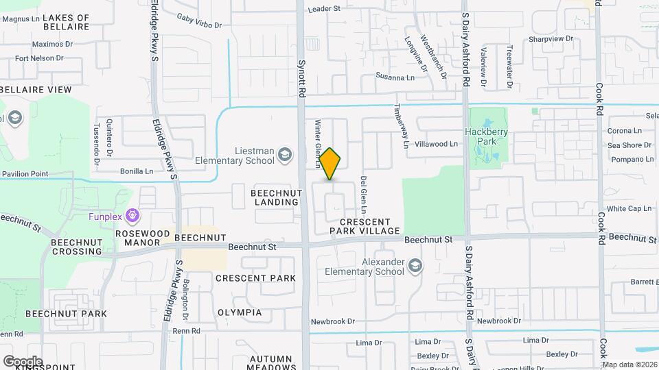13107 Lawsons Creek Ln Map and Location Details