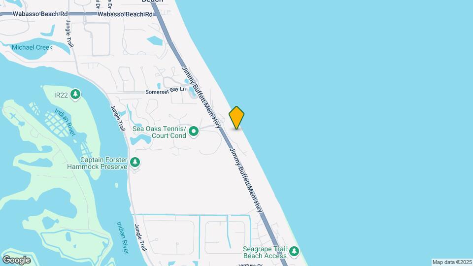 8830 S Sea Oaks Way Map and Location Details
