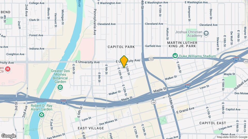 1216 20th St Map and Location Details