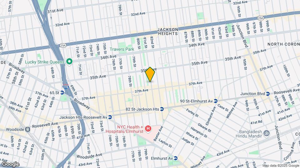 3550 81st St Map and Location Details