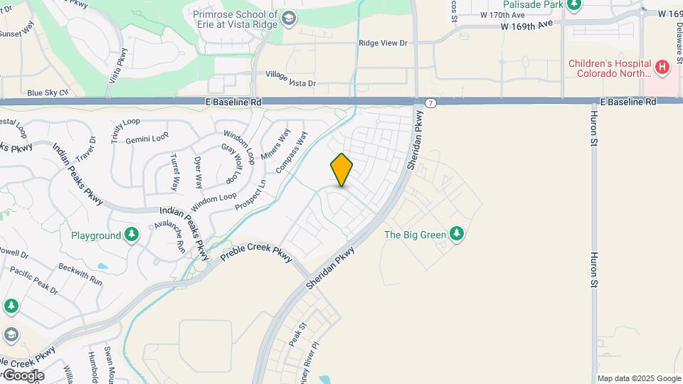 2092 Alcott Way Map and Location Details