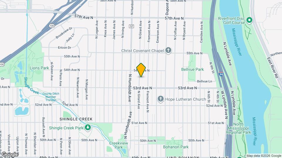 5330 N Girard Ave Map and Location Details