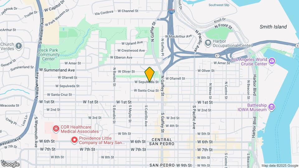 783 W Sepulveda St Map and Location Details