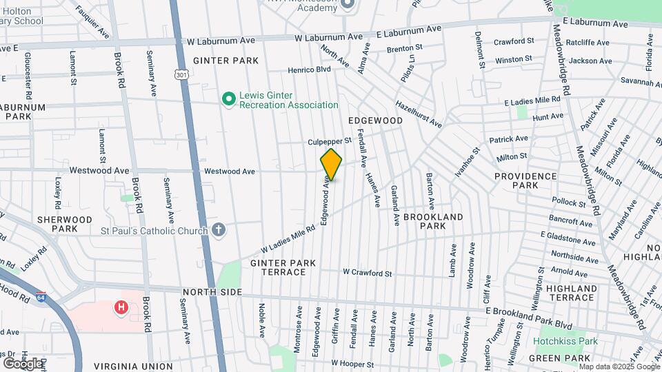 3221 Edgewood Ave Map and Location Details
