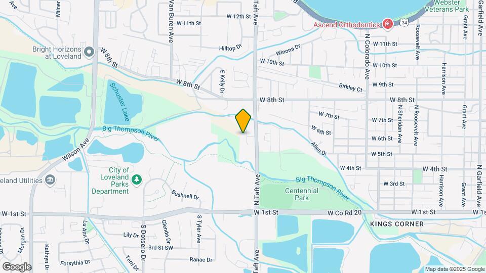 601 Moose Ct Map and Location Details