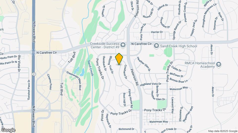 6565 Packsaddle Ct Map and Location Details
