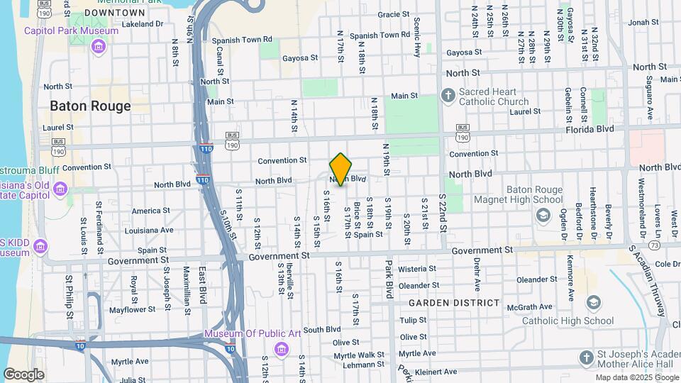 Mid City Gardens Mapa y Detalles de la Ubicación