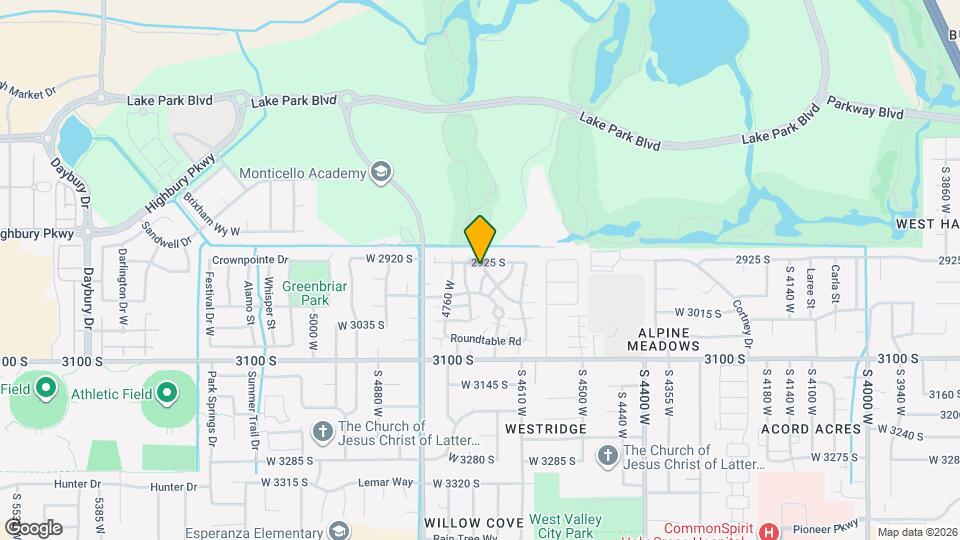 2930 Dunsmoore Way Map and Location Details