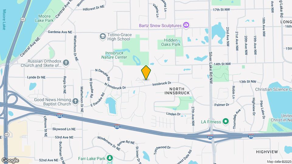 1601 N Innsbruck Dr Map and Location Details