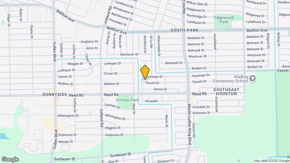 5407 Thrush Dr Map and Location Details