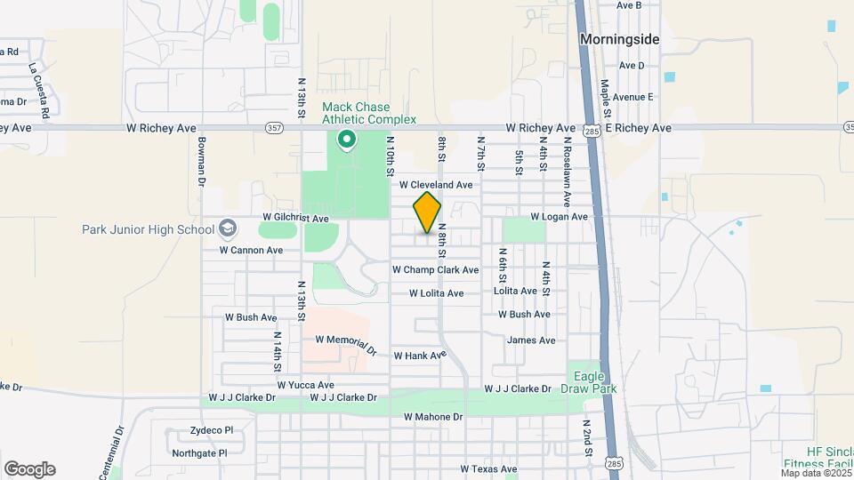 808 W Cannon Ave Map and Location Details