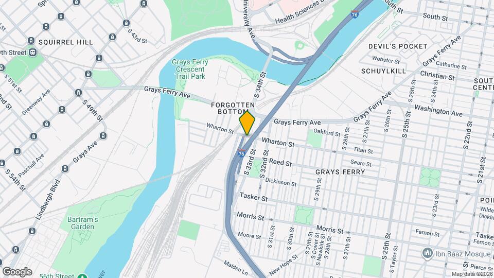 3320 Wharton St Mapa y Detalles de la Ubicación