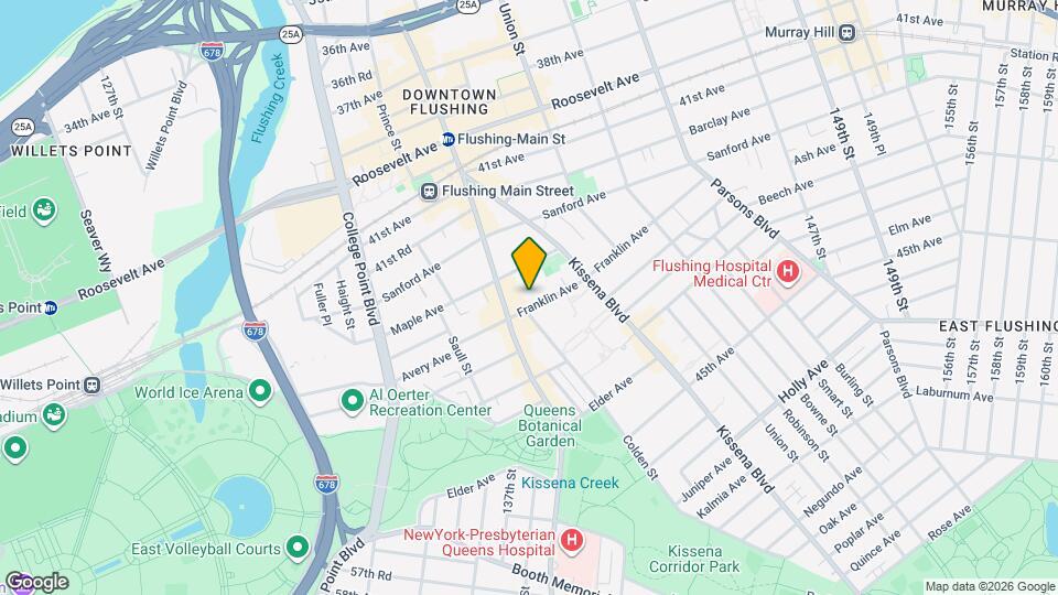 137-05 Franklin Ave Map and Location Details