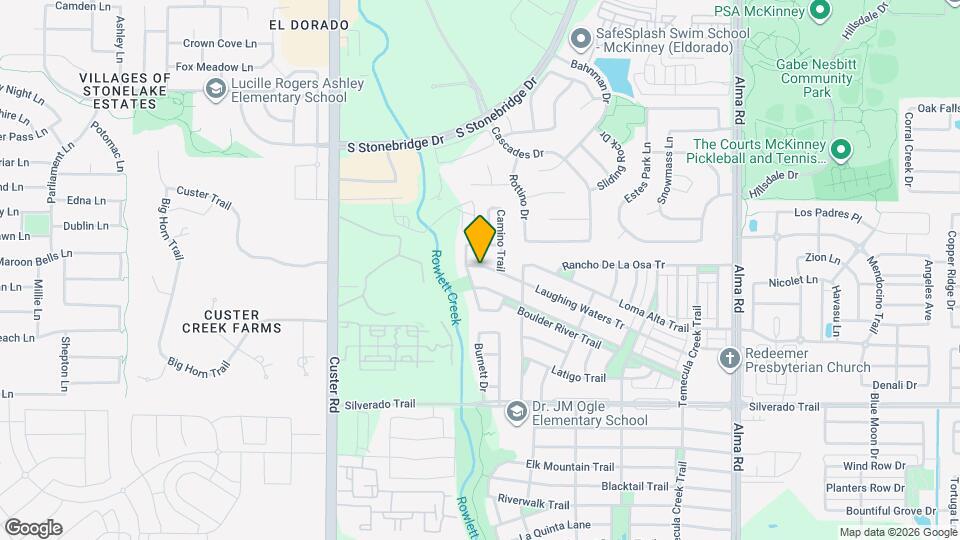 8617 Laughing Waters Tr Map and Location Details