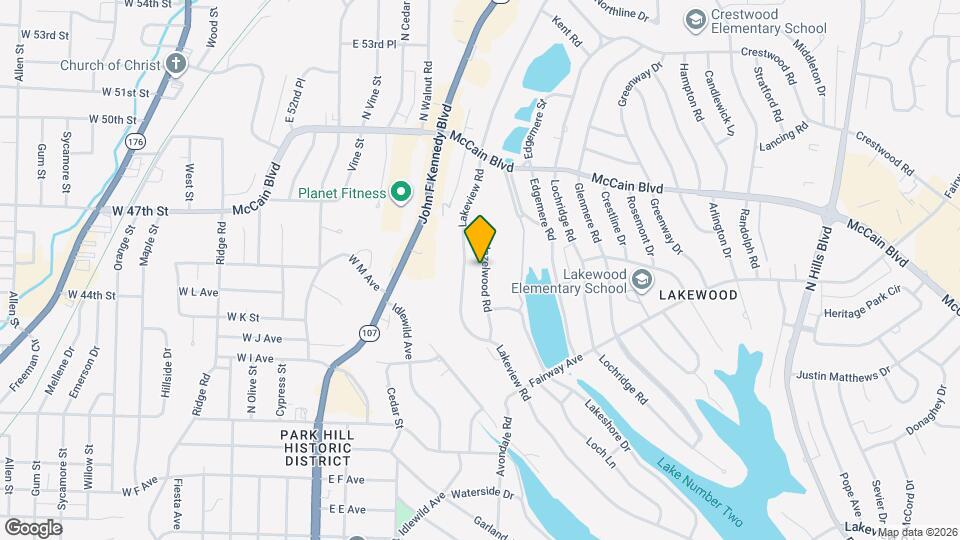 4417 Hazelwood Rd Map and Location Details