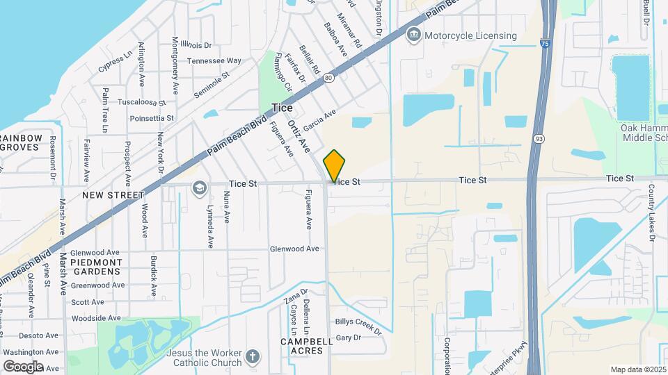 4900 Tice St Map and Location Details