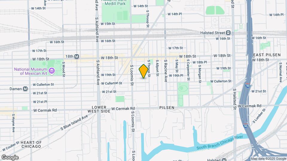 1318 W Cullerton St Map and Location Details