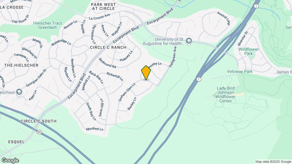 5701 Gorham Glen Ln Mapa y Detalles de la Ubicación