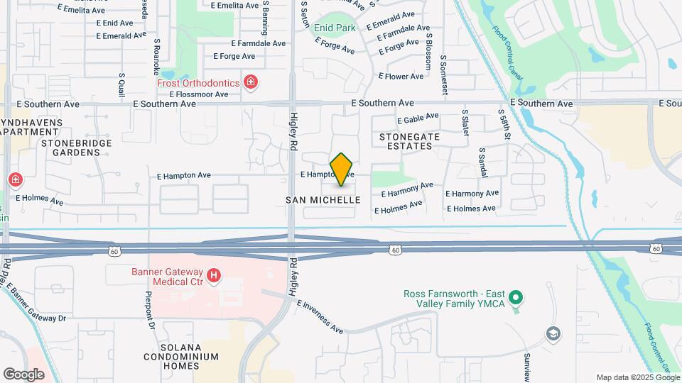 5332 E Holmes Ave Map and Location Details