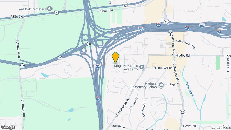 3110 Godby Rd Map and Location Details