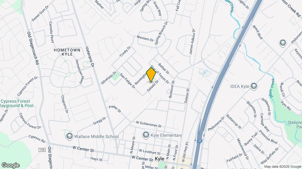 120 Salado Dr Map and Location Details