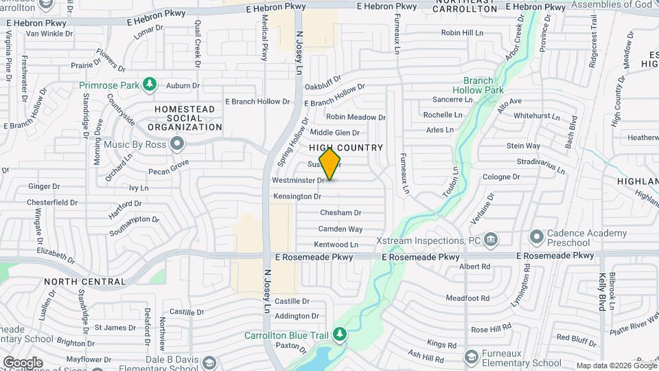 1930 Westminster Dr Map and Location Details