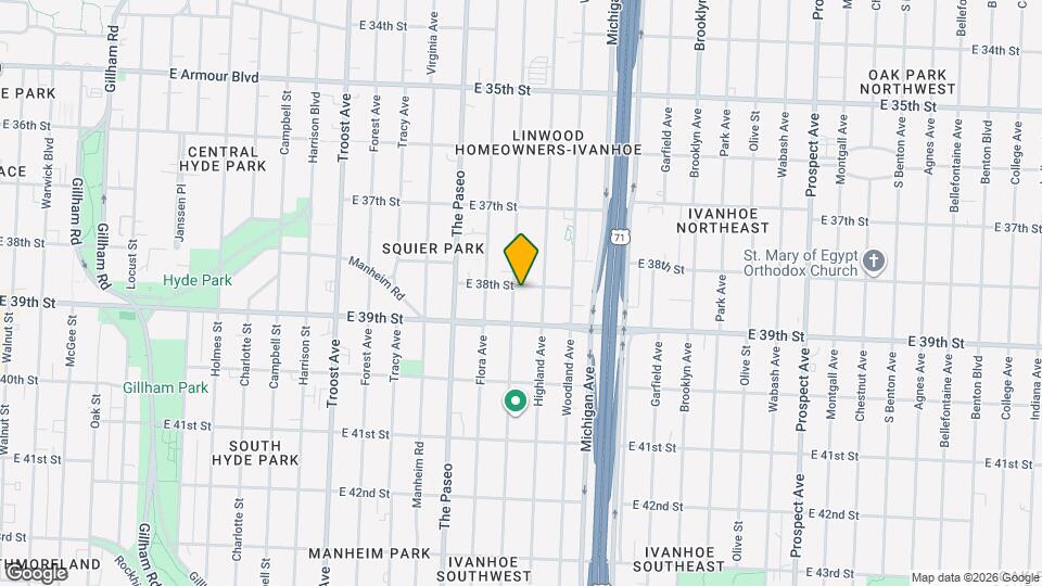 3803 Wayne Ave Map and Location Details