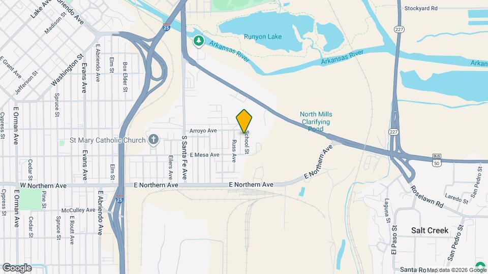 1113 School St Map and Location Details