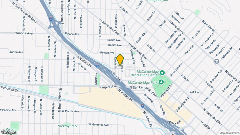 1801 Keeler St Map and Location Details
