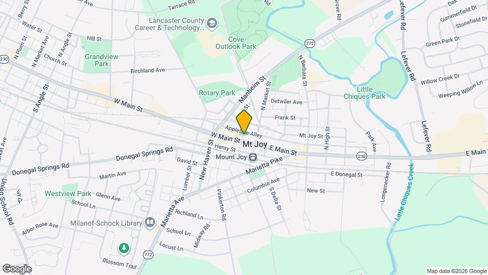 19 W Main St, Unit A Map and Location Details