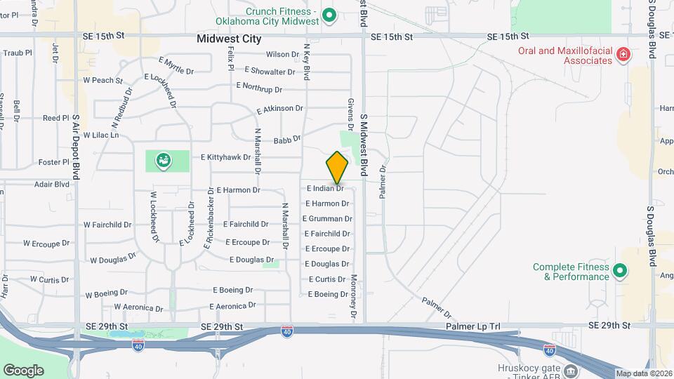 538 E Indian Dr Map and Location Details