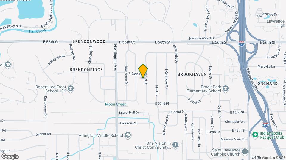 5344 Daniel Dr Map and Location Details