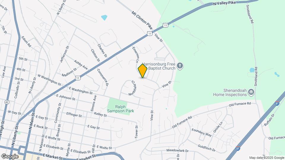 317 Emerson Ln Map and Location Details