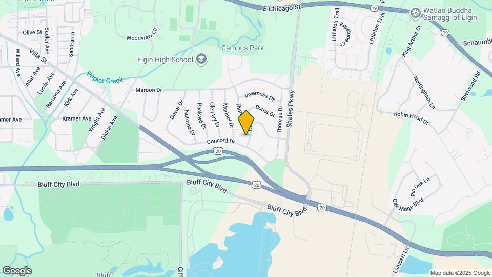 760 Thorndale Dr Map and Location Details