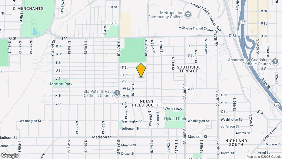 3416 V St Map and Location Details