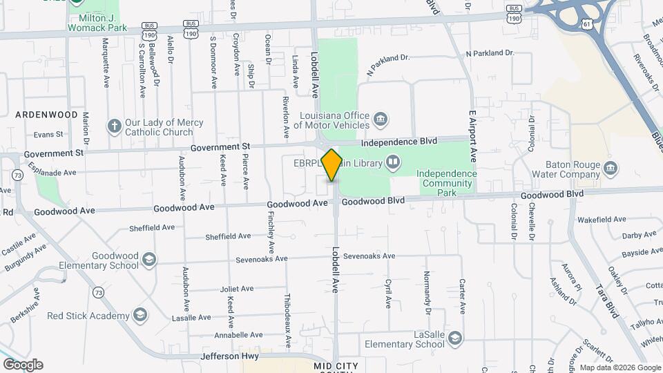 7402 Elderberry Ave Map and Location Details