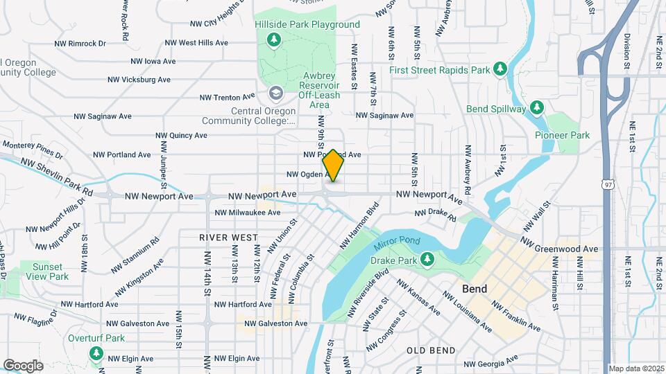 824 NW Newport Ave Map and Location Details