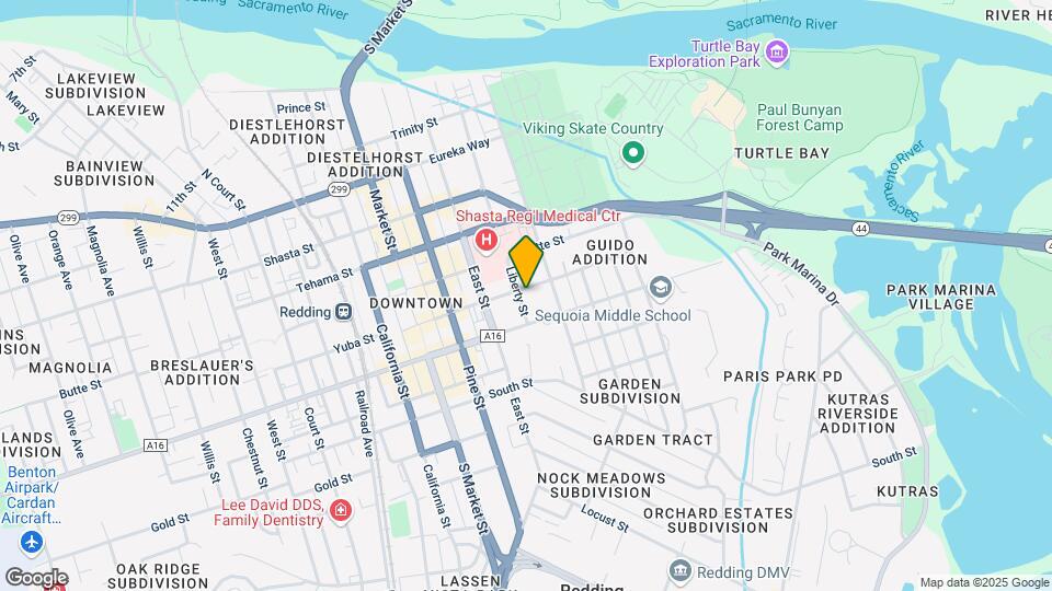 1607 Liberty St Mapa y Detalles de la Ubicación
