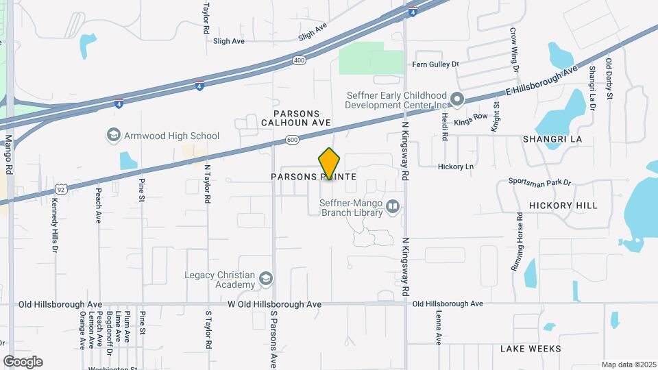 722 Parsons Pointe St Mapa y Detalles de la Ubicación