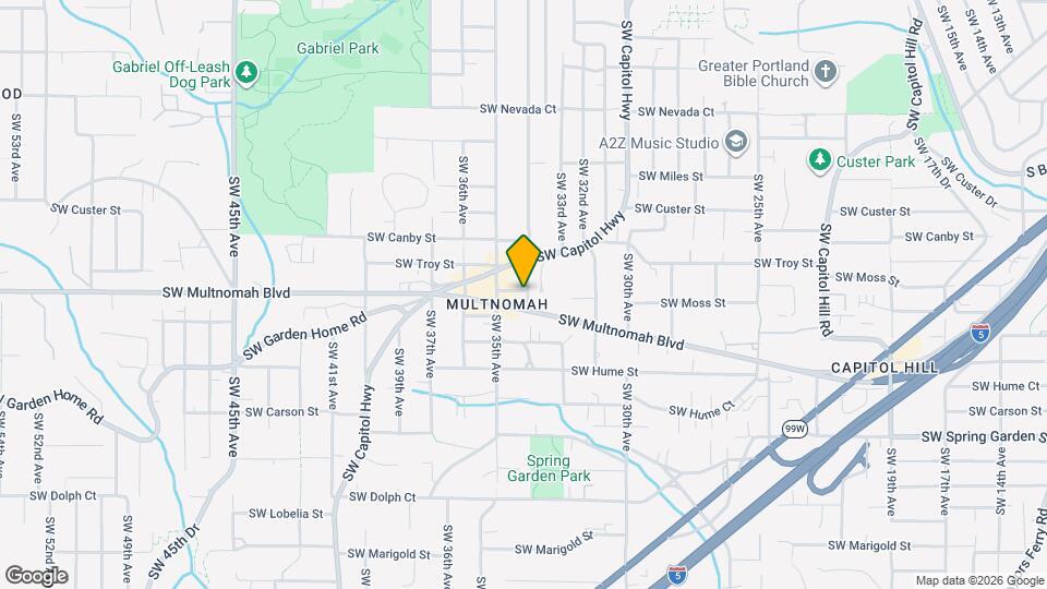 3408 SW Moss St Map and Location Details