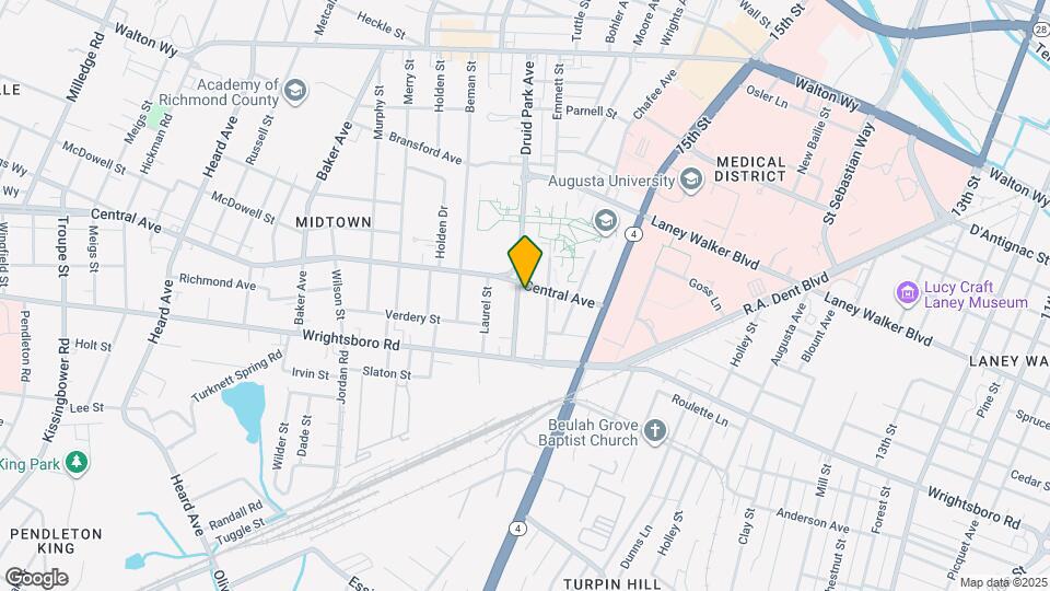 1310 Druid Park Ave Map and Location Details