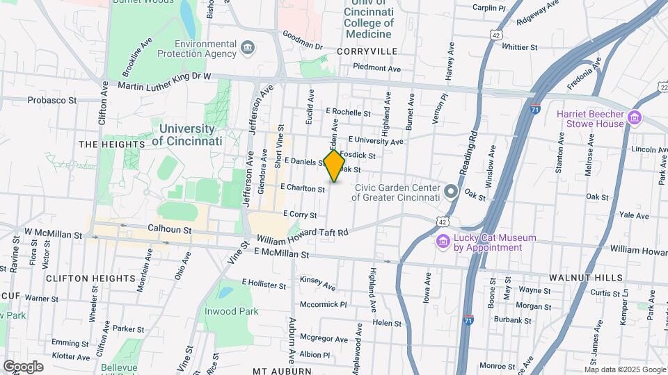 2702 Eden Ave Mapa y Detalles de la Ubicación