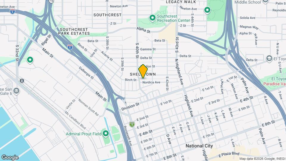 4028 Nordica Ave Map and Location Details