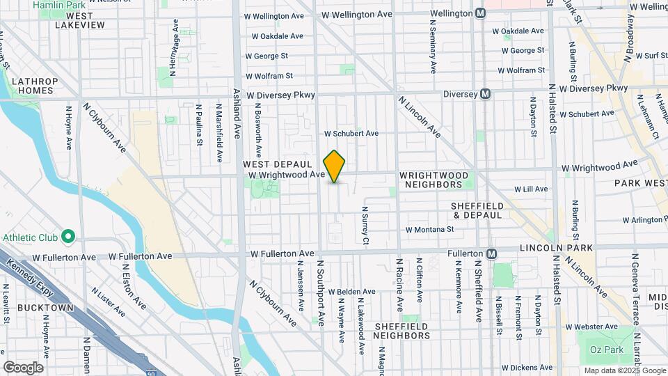 2536 N Wayne Ave Mapa y Detalles de la Ubicación
