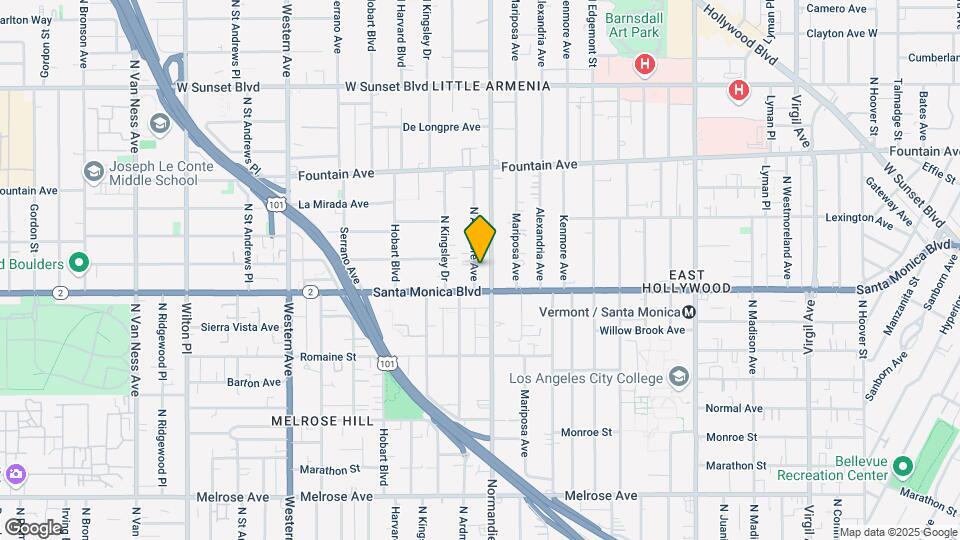 1120 N Ardmore Ave Map and Location Details