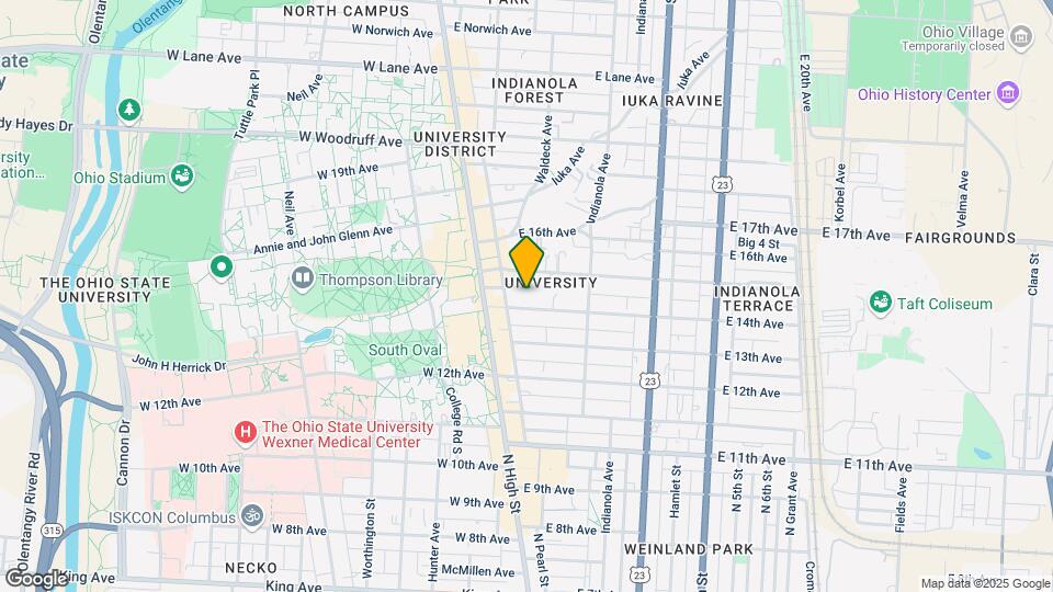 52 E 14th Ave Mapa y Detalles de la Ubicación
