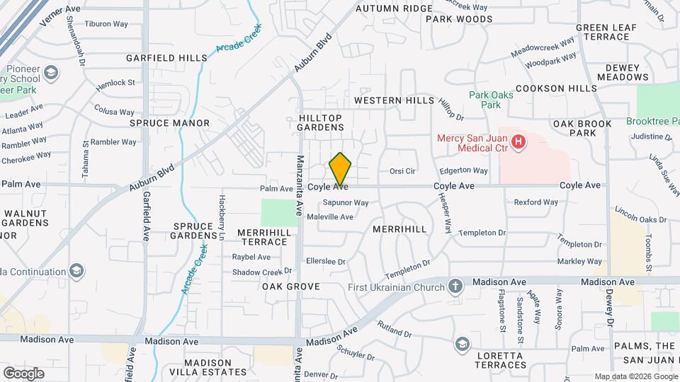 6000 Coyle Ave Map and Location Details