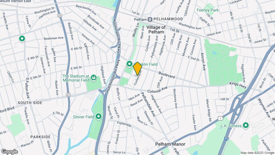 87 Franklin Pl Map and Location Details