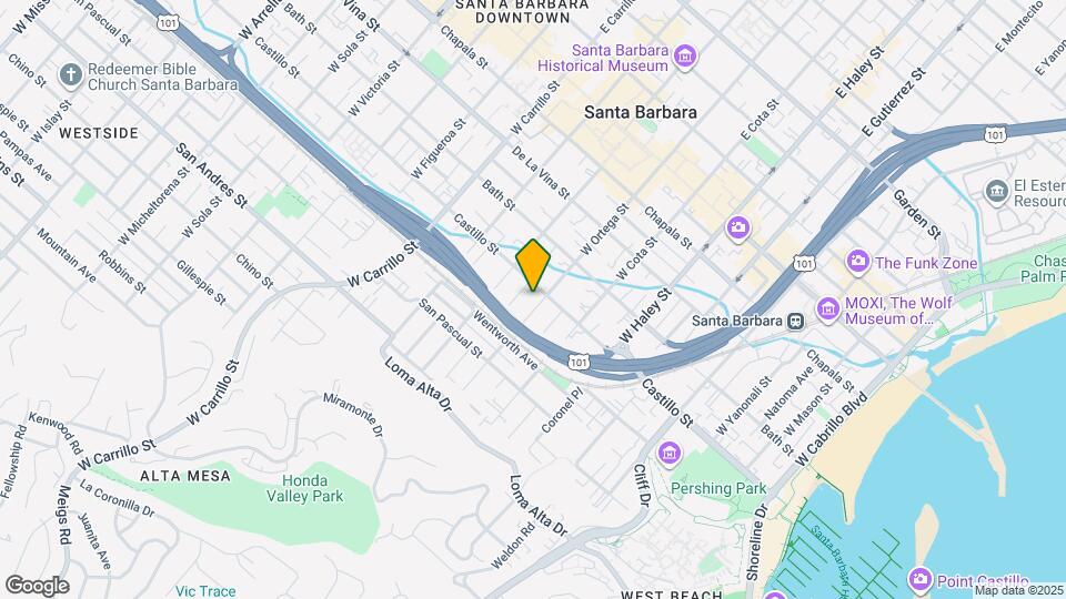 408 W Ortega St Map and Location Details